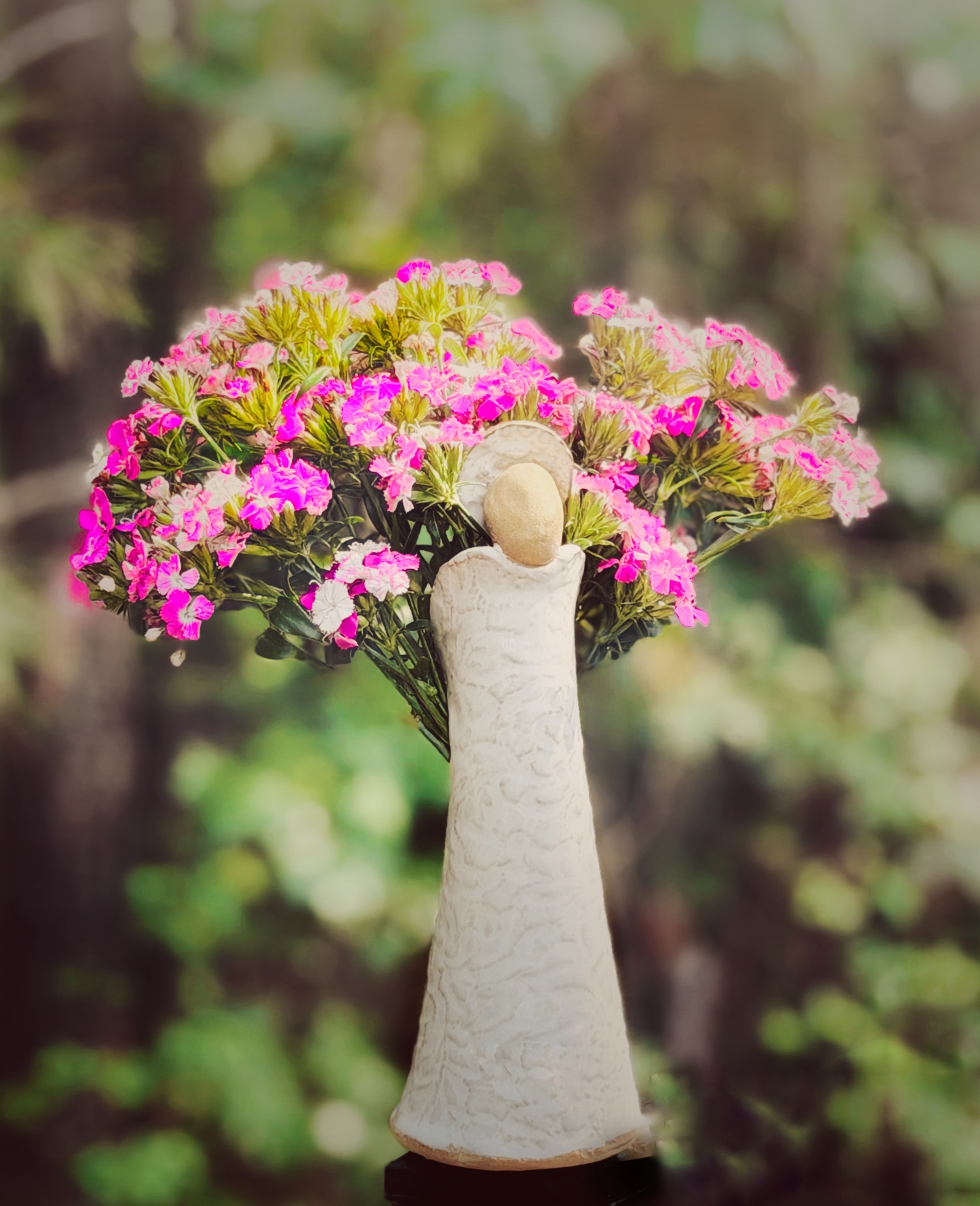 Standing Angel Vase