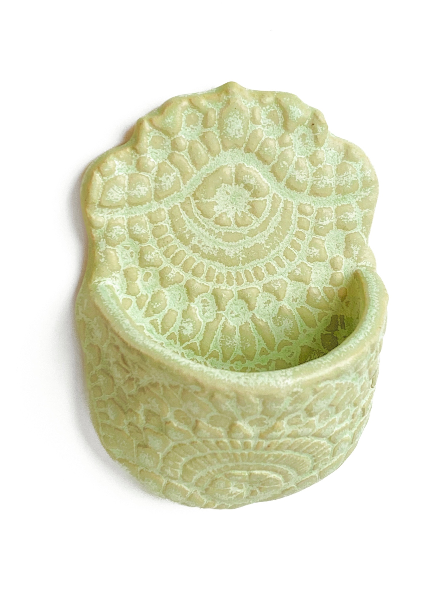 Sage Doily Vessel